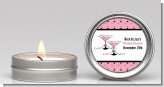 Martini Glasses - Bridal Shower Candle Favors