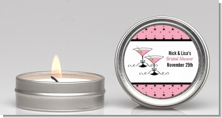 Martini Glasses - Bridal Shower Candle Favors