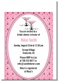 Martini Glasses - Bridal Shower Petite Invitations