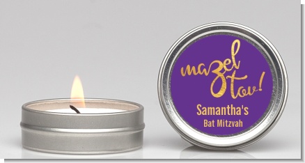 Mazel Tov - Bar / Bat Mitzvah Candle Favors