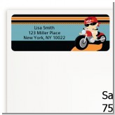 Motorcycle Baby - Baby Shower Return Address Labels Motorcycle Baby - Baby Shower Return Address Labels