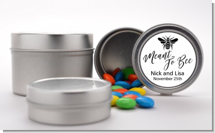 Meant To Bee - Custom Bridal Shower Favor Tins