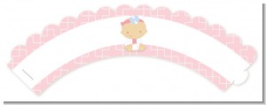 Little Girl Doctor On The Way - Baby Shower Cupcake Wrappers
