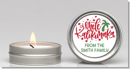 Mele Kalikimaka - Christmas Candle Favors