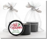 Mele Kalikimaka - Christmas Black Candle Tin Favors