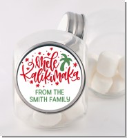 Mele Kalikimaka - Personalized Christmas Candy Jar