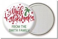 Mele Kalikimaka - Personalized Christmas Pocket Mirror Favors