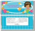 Mermaid African American - Personalized Birthday Party Candy Bar Wrappers thumbnail
