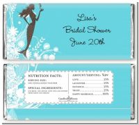 Mermaid - Personalized Bridal Shower Candy Bar Wrappers