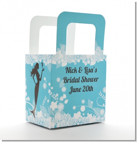 Mermaid - Personalized Bridal Shower Favor Boxes