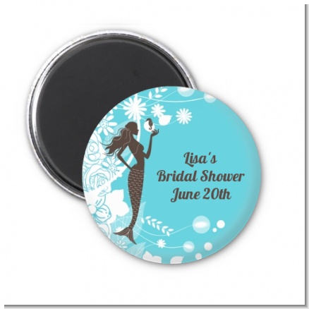 Mermaid - Personalized Bridal Shower Magnet Favors