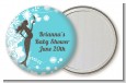 Mermaid Pregnant - Personalized Baby Shower Pocket Mirror Favors thumbnail