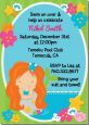 Mermaid Red Hair - Birthday Party Invitations thumbnail