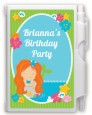 Mermaid Red Hair - Birthday Party Personalized Notebook Favor thumbnail