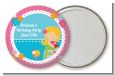 Mermaid Blonde Hair - Personalized Birthday Party Pocket Mirror Favors thumbnail