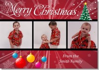 Merry and Bright - Personalized Photo Christmas Cards