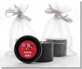 Merry Christmas - Christmas Black Candle Tin Favors