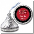 Merry Christmas - Hershey Kiss Christmas Sticker Labels thumbnail