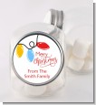 Merry Christmas Lights - Personalized Christmas Candy Jar thumbnail