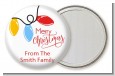 Merry Christmas Lights - Personalized Christmas Pocket Mirror Favors thumbnail
