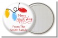 Merry Christmas Lights - Personalized Christmas Pocket Mirror Favors thumbnail