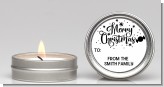 Merry Christmas Peppermint - Christmas Candle Favors
