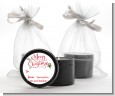 Merry Christmas with Holly - Christmas Black Candle Tin Favors thumbnail