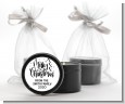 Merry Christmas with Tree - Christmas Black Candle Tin Favors thumbnail