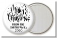 Merry Christmas with Tree - Personalized Christmas Pocket Mirror Favors thumbnail