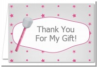 Microphone - Birthday Party Thank You Cards