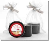 Milk & Cookies - Birthday Party Black Candle Tin Favors