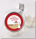 Milk & Cookies - Personalized Birthday Party Candy Jar