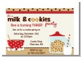 Milk & Cookies - Birthday Party Petite Invitations thumbnail