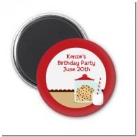 Milk & Cookies - Personalized Birthday Party Magnet Favors