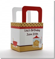 Milk & Cookies - Personalized Birthday Party Favor Boxes