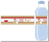 Milk & Cookies - Personalized Birthday Party Water Bottle Labels