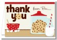 Milk & Cookies - Birthday Party Thank You Cards thumbnail