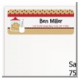 Milk & Cookies - Birthday Party Return Address Labels thumbnail