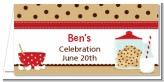 Milk & Cookies - Personalized Birthday Party Place Cards