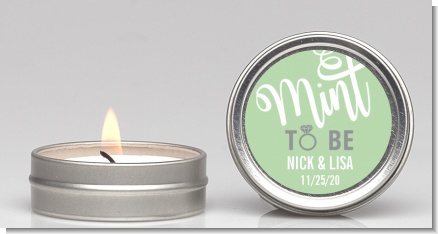 Mint To Be - Bridal Shower Candle Favors