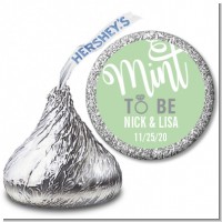 Mint To Be - Hershey Kiss Bridal Shower Sticker Labels