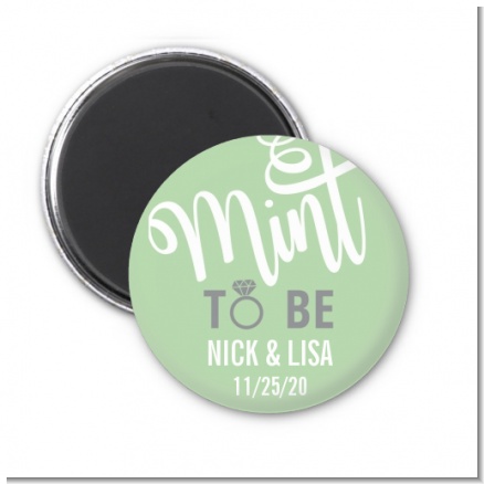 Mint To Be - Personalized Bridal Shower Magnet Favors