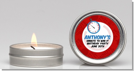 Minute To Win It Inspired - Birthday Party Candle Favors