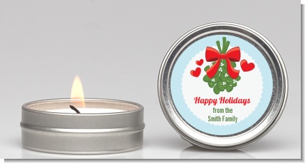 Mistletoe - Christmas Candle Favors