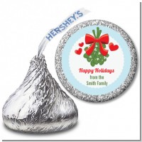 Mistletoe - Hershey Kiss Christmas Sticker Labels