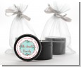 Mistletoe Wreath - Christmas Black Candle Tin Favors thumbnail