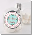 Mistletoe Wreath - Personalized Christmas Candy Jar thumbnail