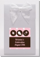 Modern Baby Girl Pink Polka Dots - Baby Shower Goodie Bags
