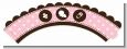 Modern Baby Girl Pink Polka Dots - Baby Shower Cupcake Wrappers thumbnail
