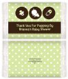 Modern Baby Green Polka Dots - Personalized Popcorn Wrapper Baby Shower Favors thumbnail